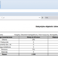 Statystyka objętości zbiorów